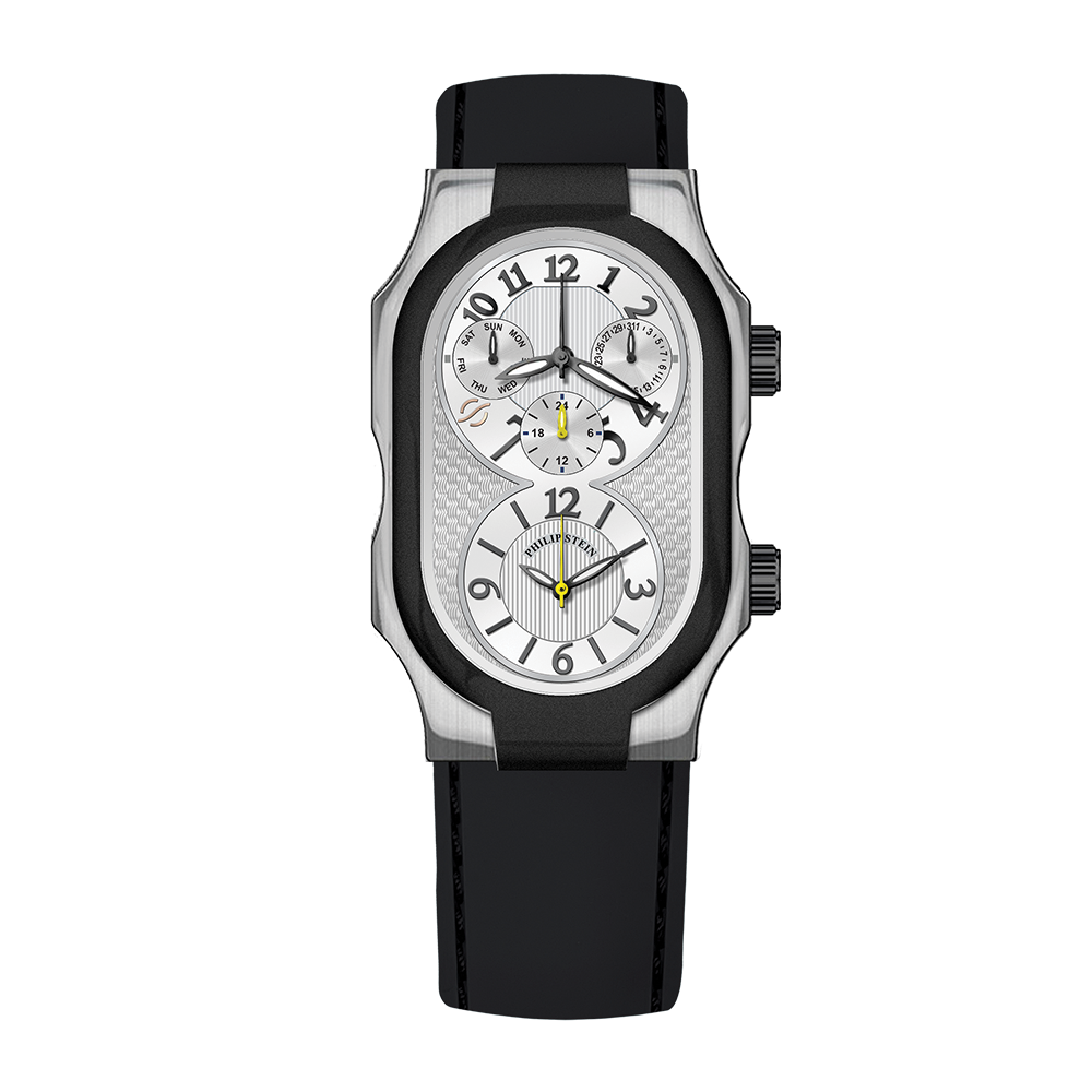Signature Oversized Multifunction Steel & Black Plated - Model 3TBM-MSILB-RSTB