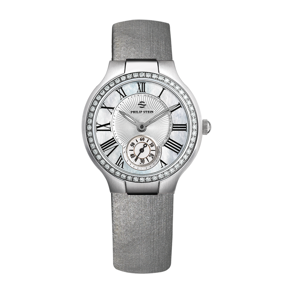 Philip Stein Classic Diamond Round Small Watch Model 41D CMOP IPL