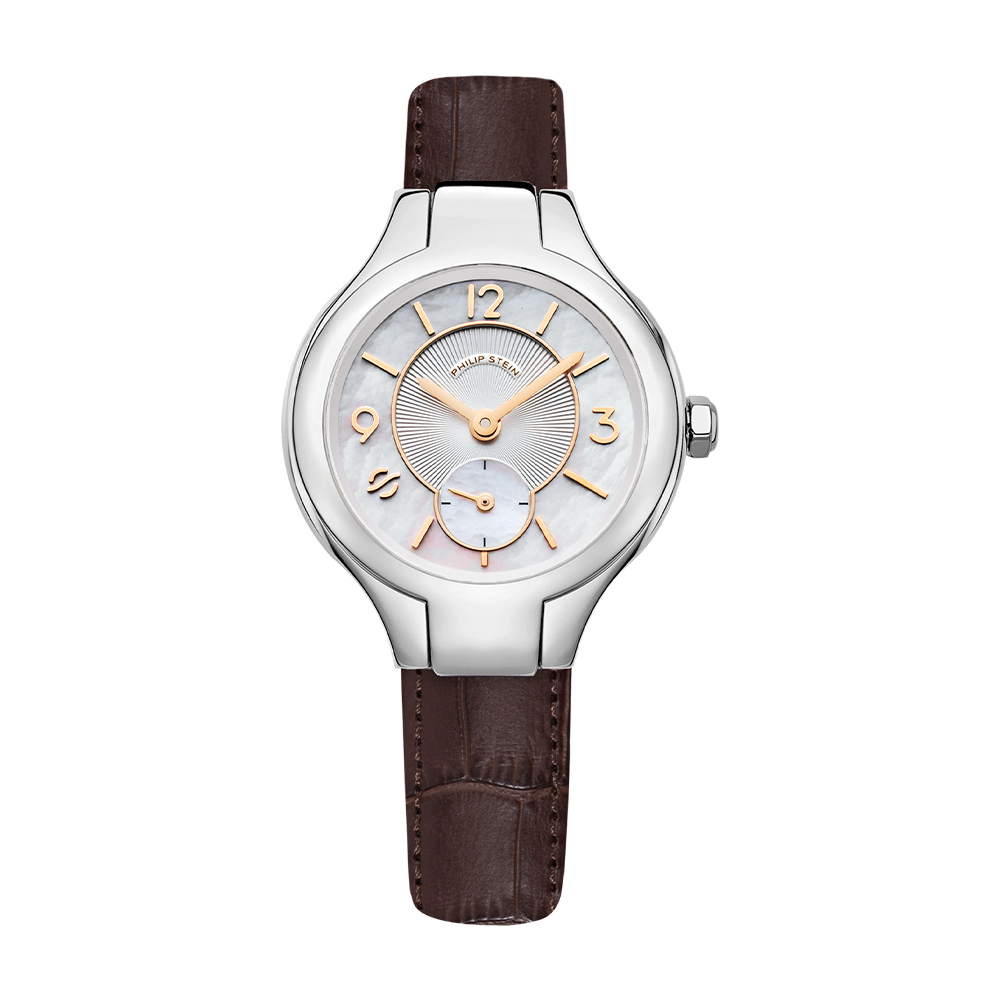 Philips Stein Classic Round Mini Snake Skin Strap Watch - Model 44 - TF0… Philip Stein Classic Round Mini 28mm Steel MOP Dial Quartz  main image 3