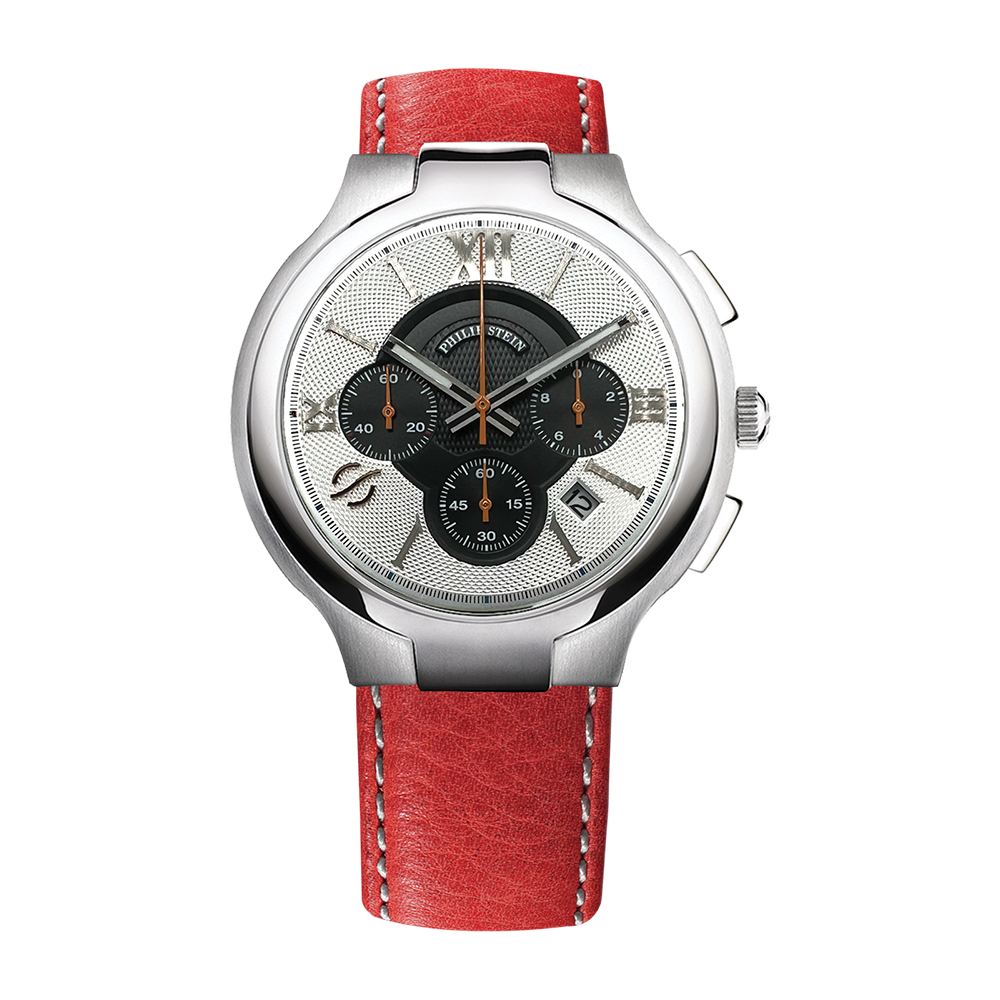 Classic Round Chronograph - Model 45-CRBKSILO-CSTR