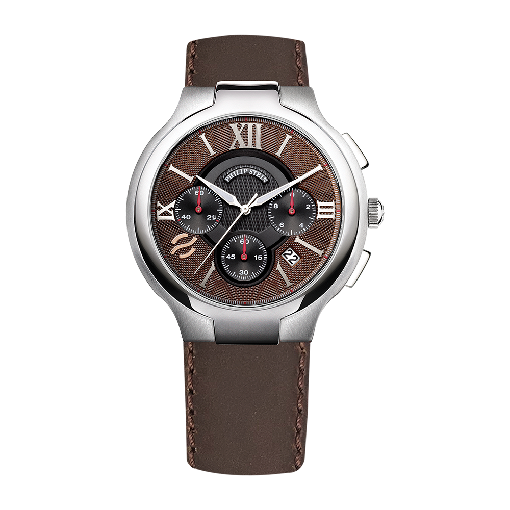 Classic Round Chronograph - Model 45-CRBRN-CSCH