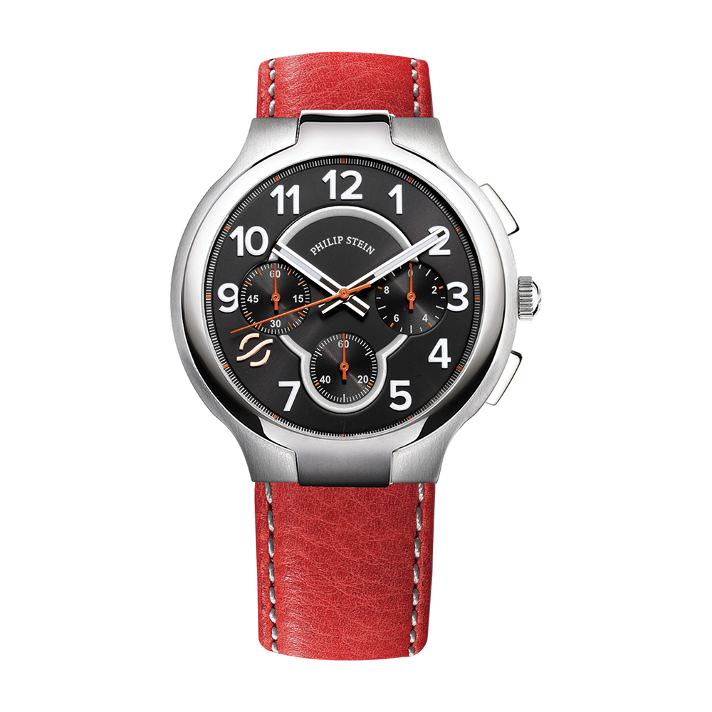 Philip Stein Classic Round Chronograph Model 45SCRBKCB