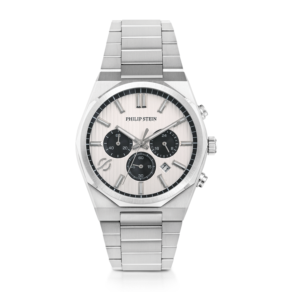 Philip Stein Speed Chronograph Model 800C CRWBK SS