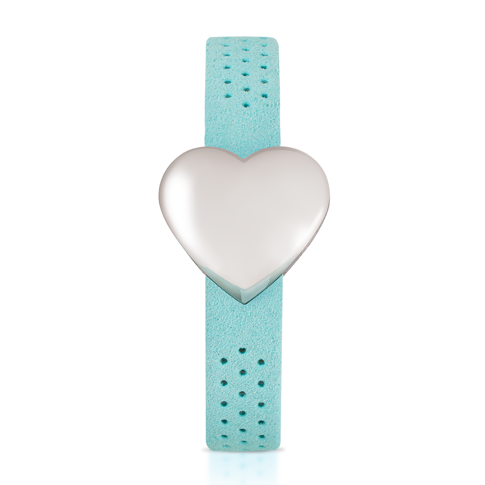 Philip Stein Kathy Ireland Cozy Love Steel/Turquoise (Model SLPK