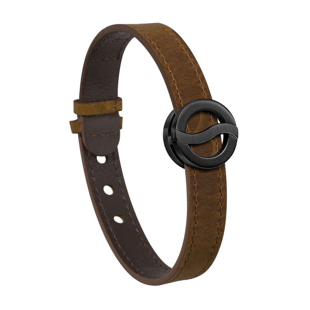 Horizon Bracelet Large - Black Plated Icon - Model 10L-BBBP-CAMSTXLBP