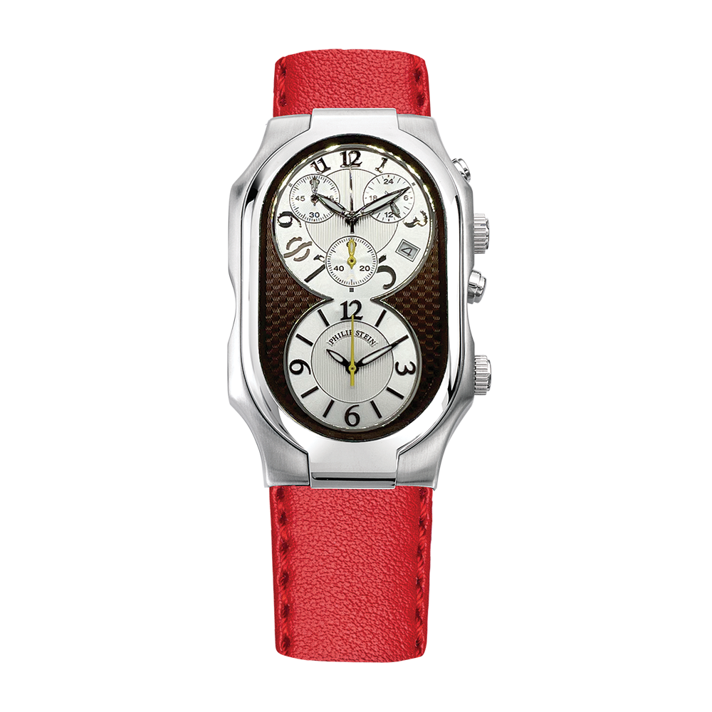 Philip Stein Signature Chronograph Model 3 CBRSIL APSTR