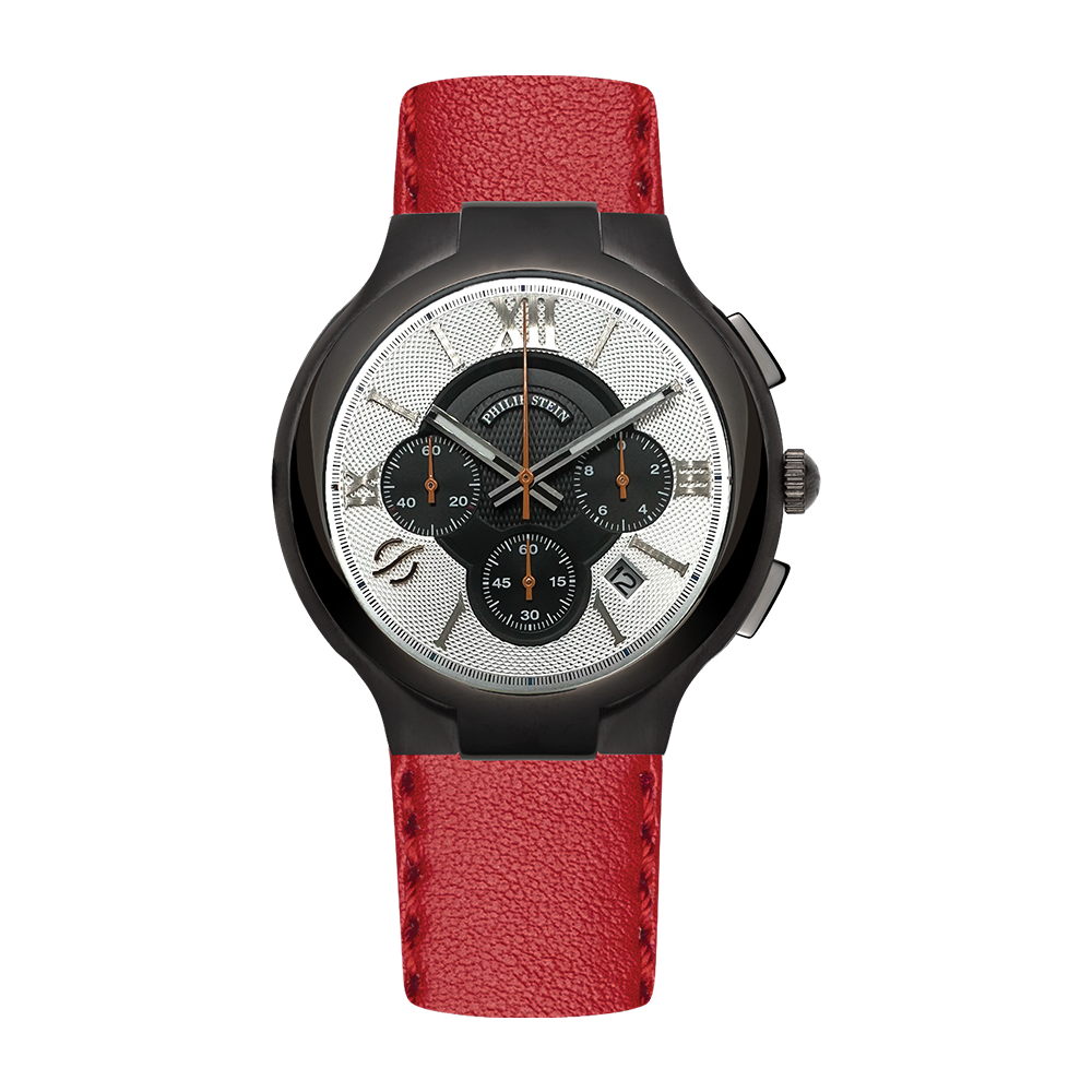 Classic Round Chronograph - Model 45B-CRBKSILO-APSTR