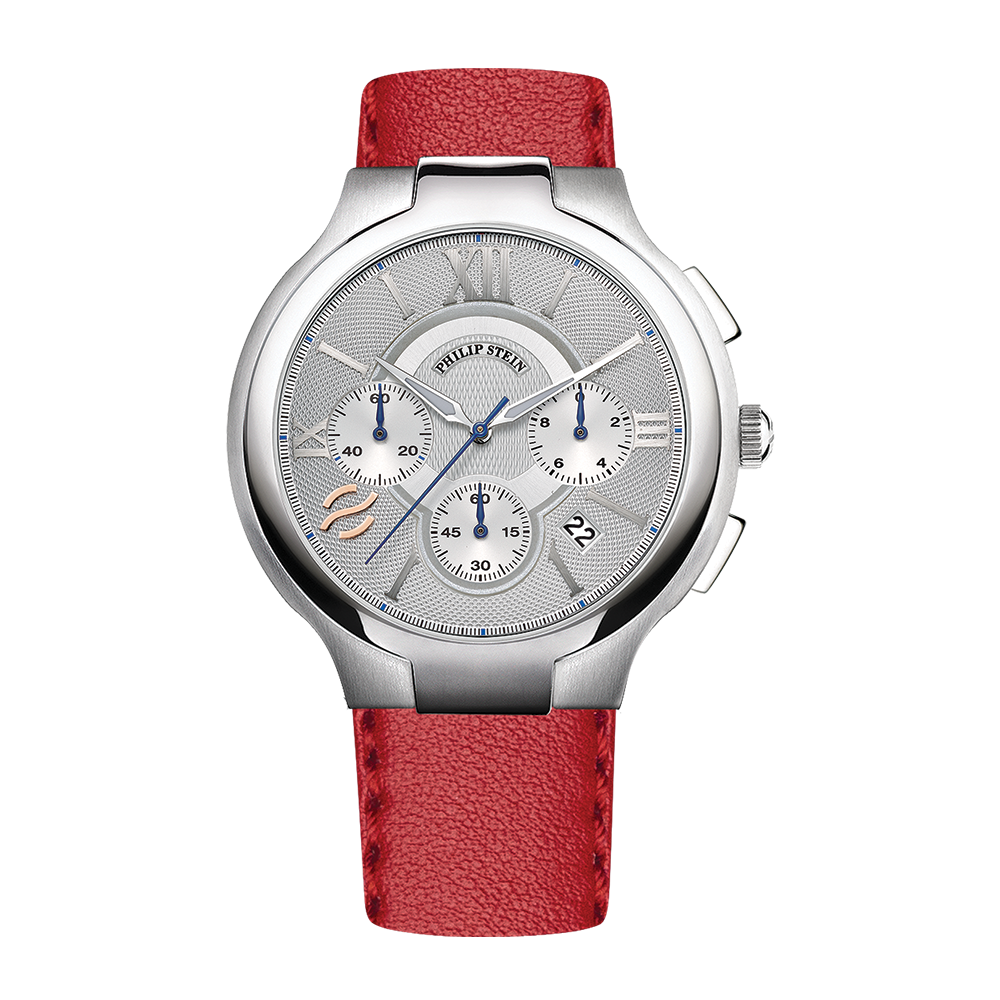 Classic Round Chronograph - Model 45-CRSIL-APSTR