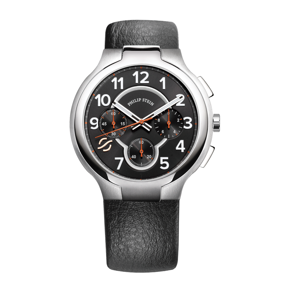 Classic Round Chronograph - Model 45-SCRBK-CBK - Philip Stein Watch