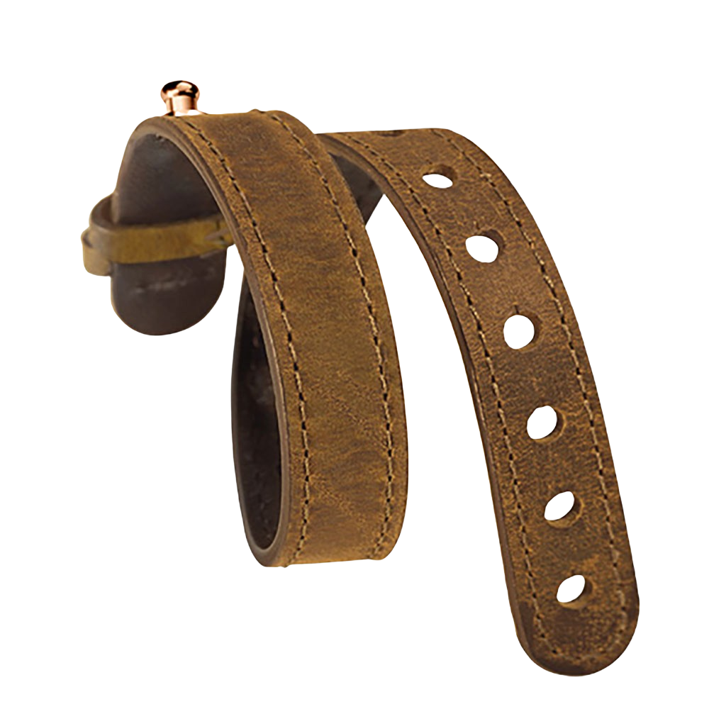 XL Mustard Calf Assolutamente Strap - For Rose Gold Icon - Model 10-CAMSTXLRG