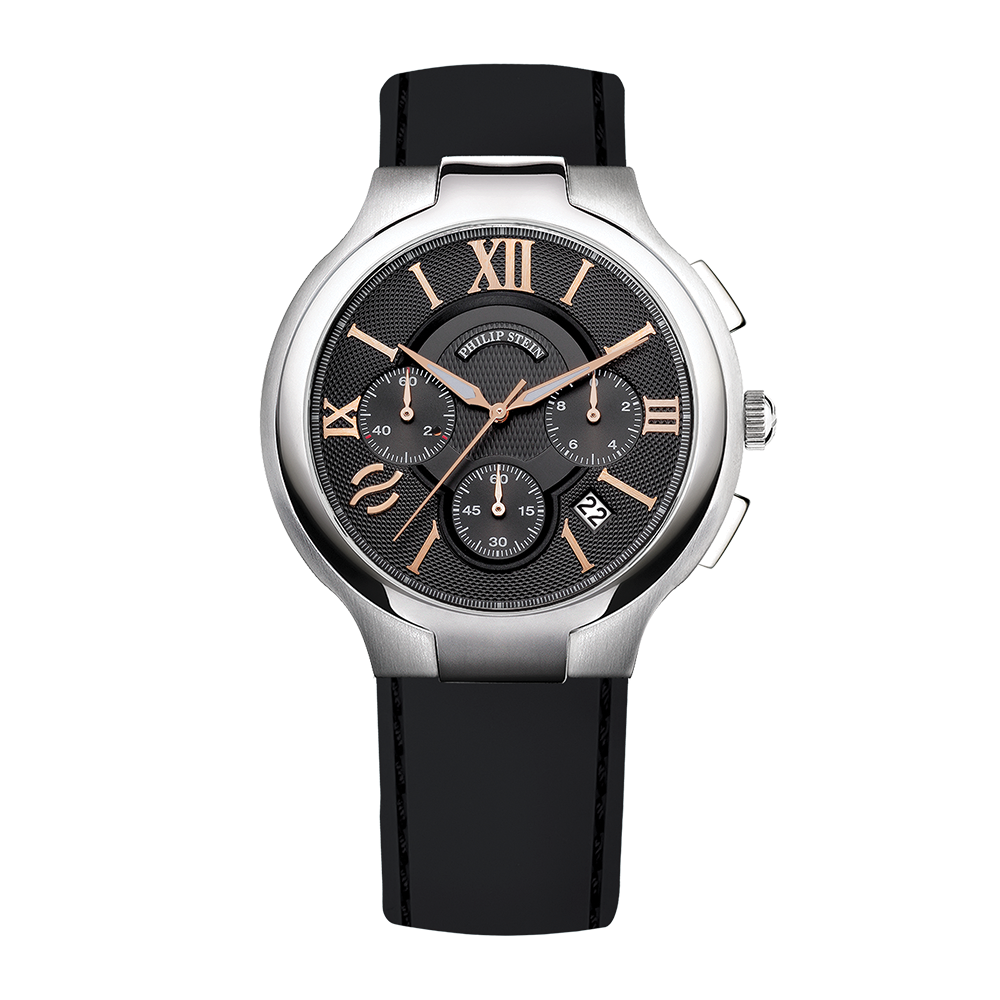 Classic Round Chronograph - Model 45-CRBKRG-RSTB