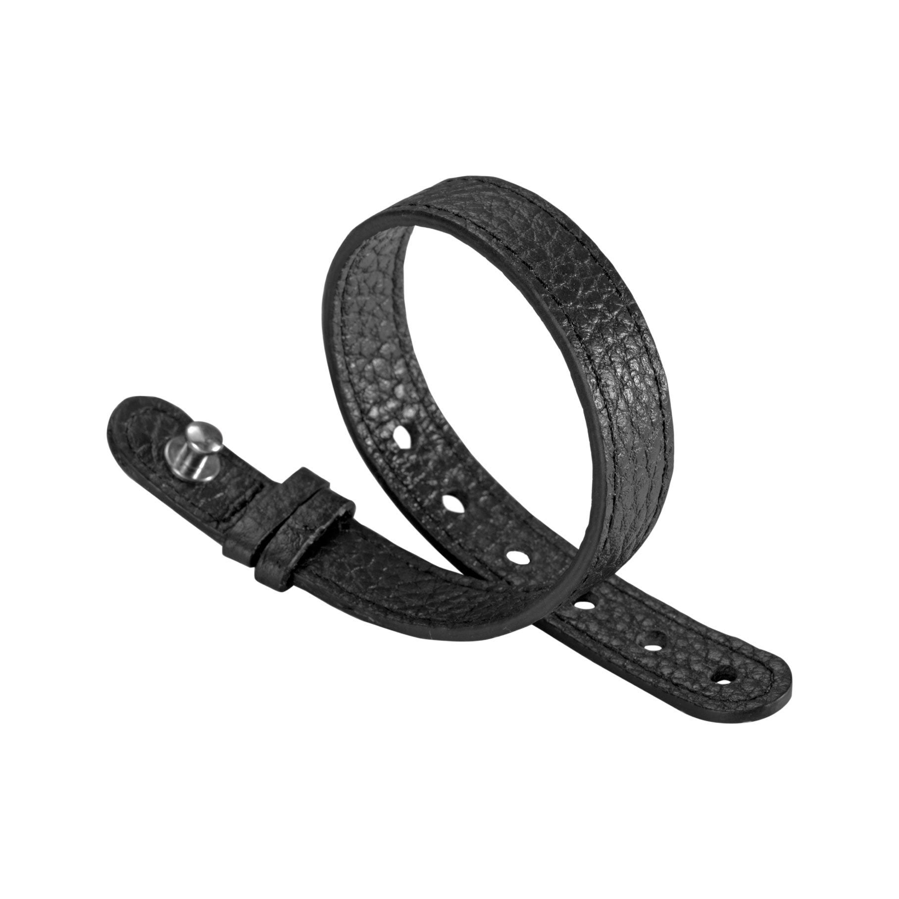 Black Leather Strap - For Steel Icon - Model 10S-CBST - Philip Stein Strap