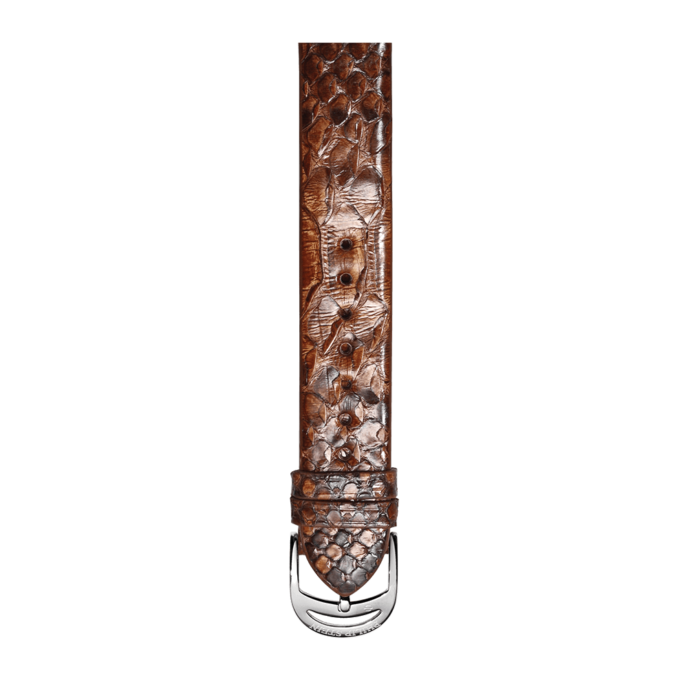 Brown Python Strap - Model 11-PBR - Philip Stein Strap