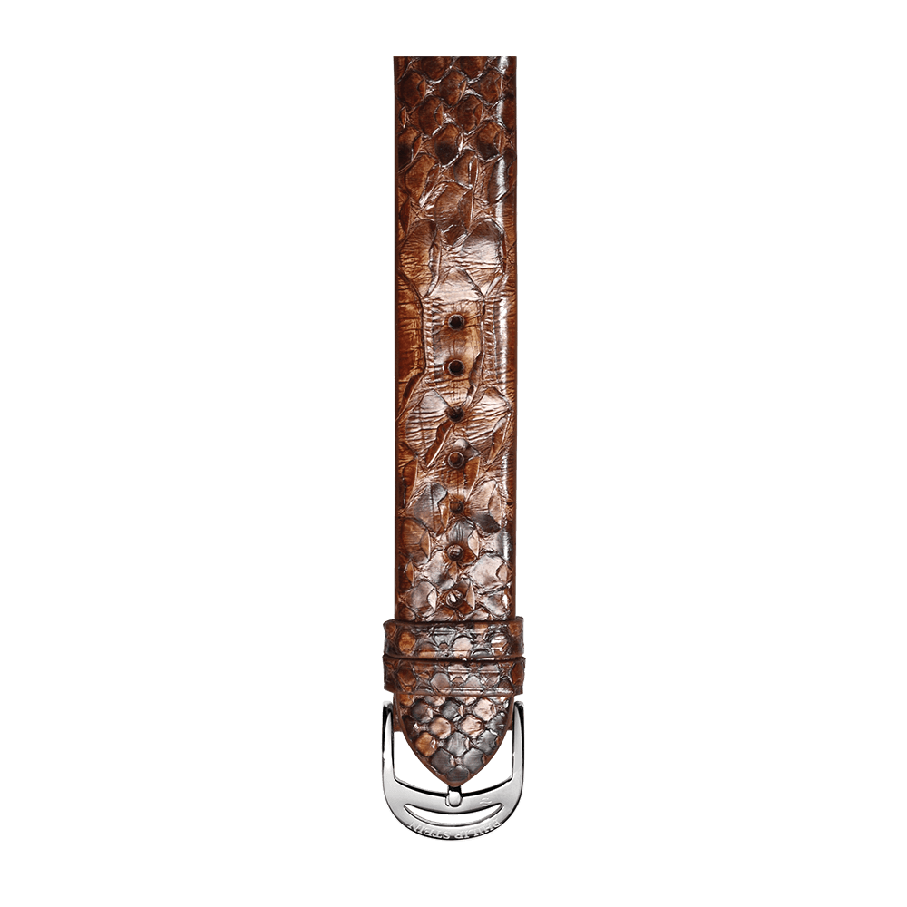 Philip Stein Brown Python Strap Model 11 PBR