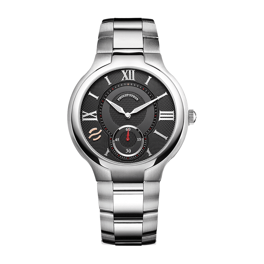 Classic Round Large - Model 42-BK-SS - Philip Stein Watch