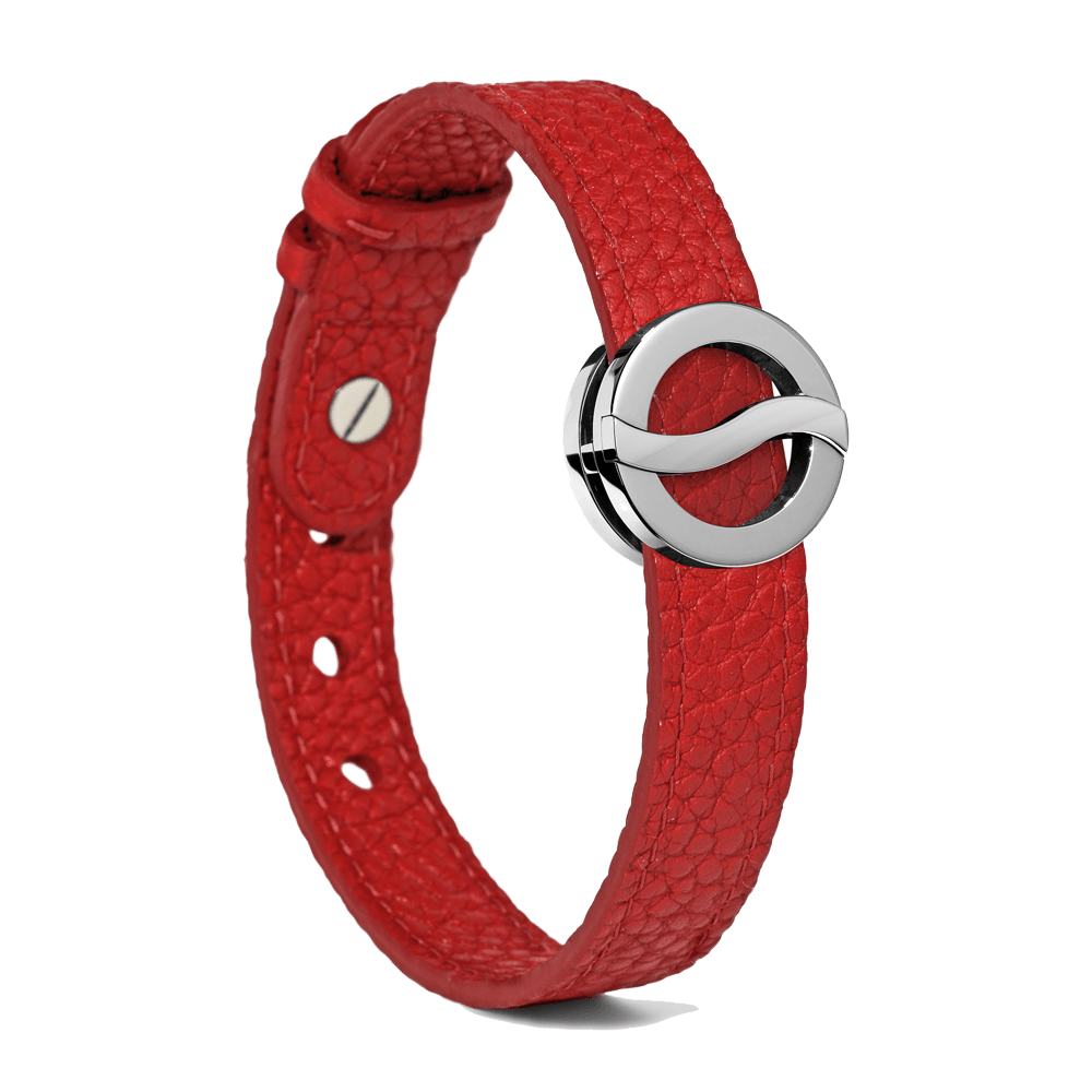 Horizon Bracelet-Large Steel Icon Bracelet - Model 10L-BBSS-CRST - Philip Stein Bracelet