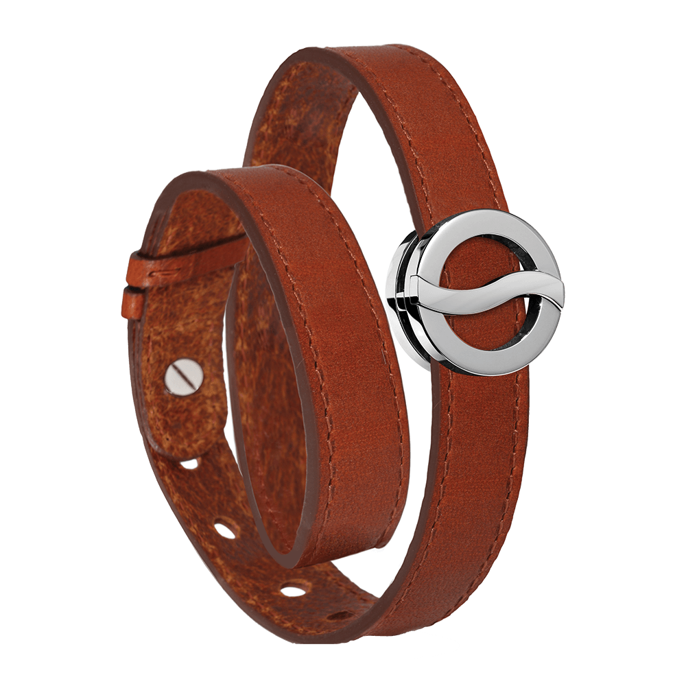 Horizon Bracelet-Large Steel Icon Bracelet - Model 10L-BBSS-CWTST - Philip Stein Bracelet