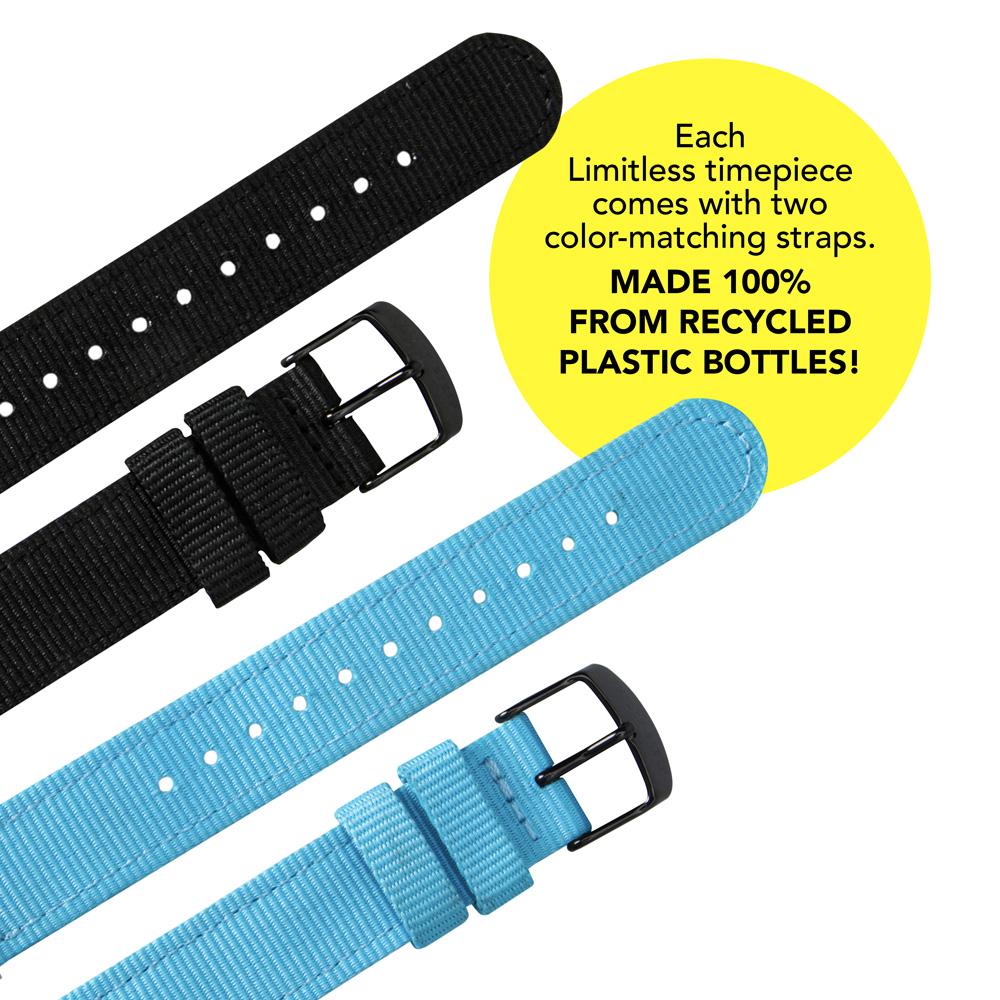 Limitless Chill + Extra Strap - Model 500B-FBLB-PETRB - Philip Stein Watch