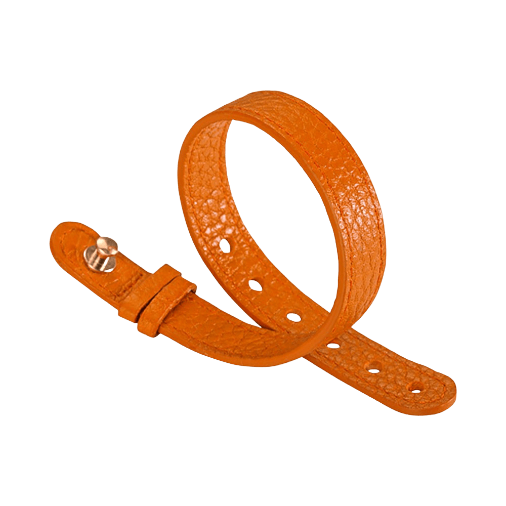 Orange Leather Strap - For Rose Gold Icon - Model 10S-CORSTRG - Philip Stein Strap