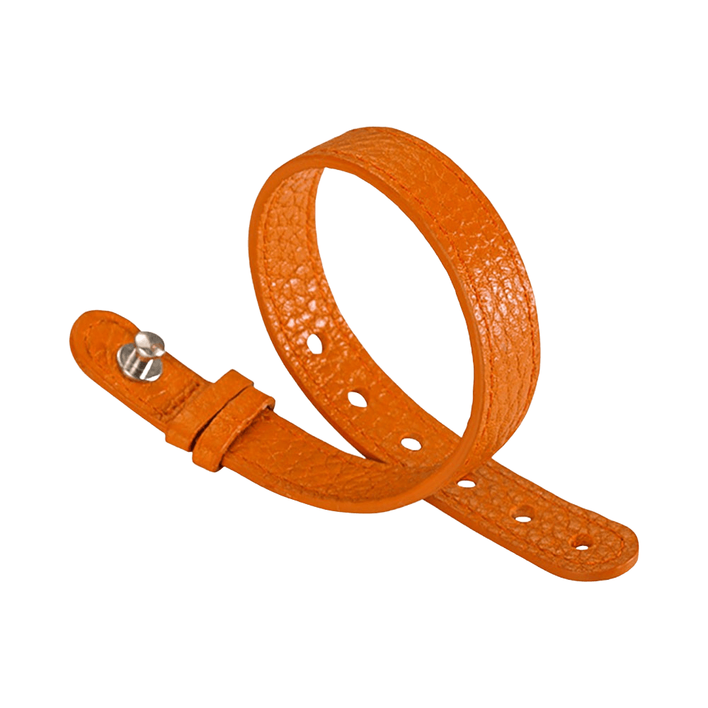 Philip Stein Orange Leather Strap For Steel Icon Model 10S CORST