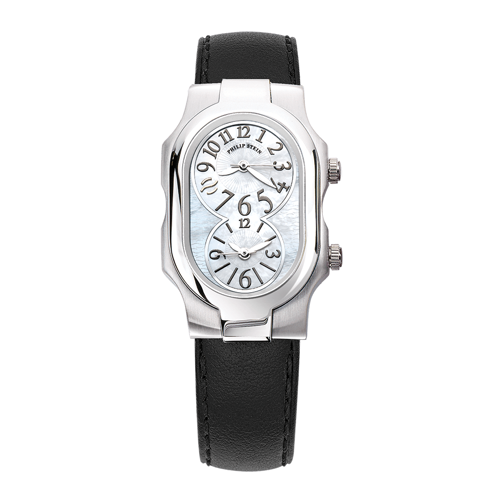 Philip Stein Signature Large 59 x 37mm Silver Watch Model 2