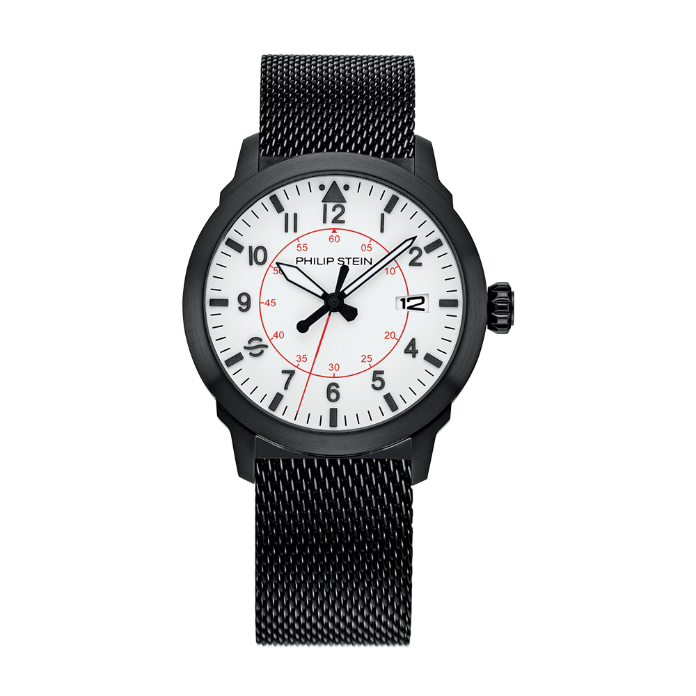 Skyfinder - Model 700B-PLTWH-MSSBP - Philip Stein Watch