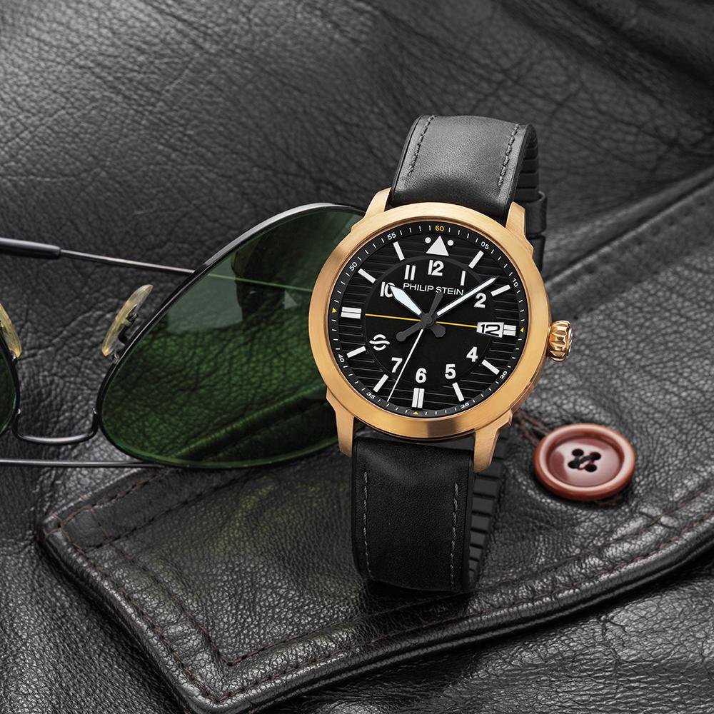 Skyfinder - Model 700BZ-PLTBK-CPRB - Philip Stein Watch