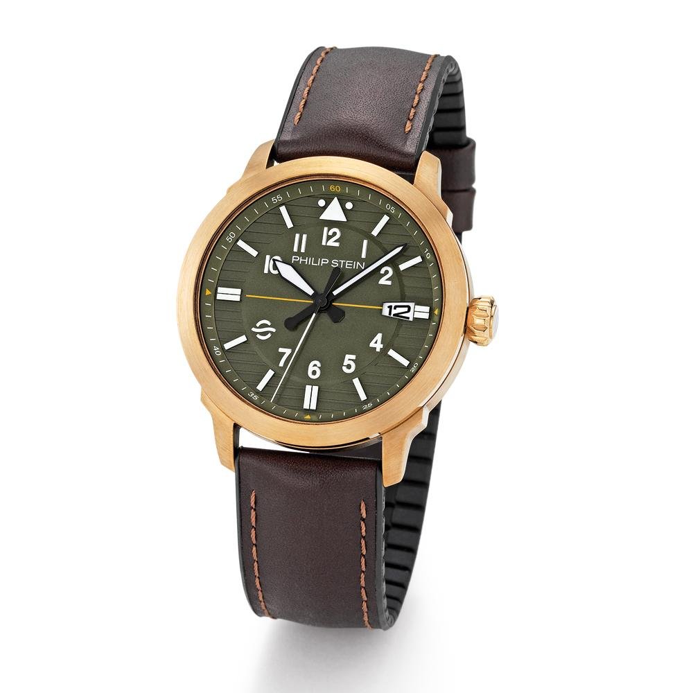 Skyfinder - Model 700BZ-PLTGRN-CPRBR - Philip Stein Watch