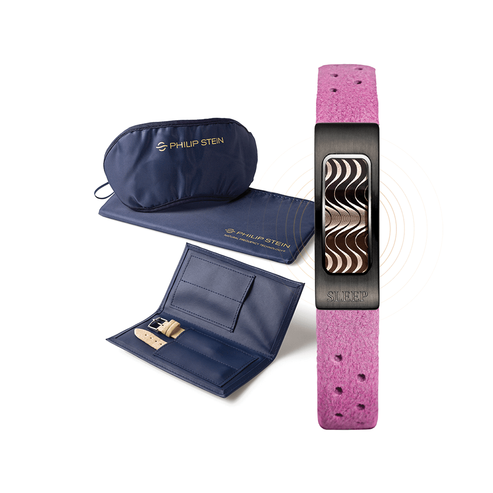 Slim Sleep Bracelet Kit Black-Plated Case Model - SLPWB-BR - Philip Stein Sleep Bracelet
