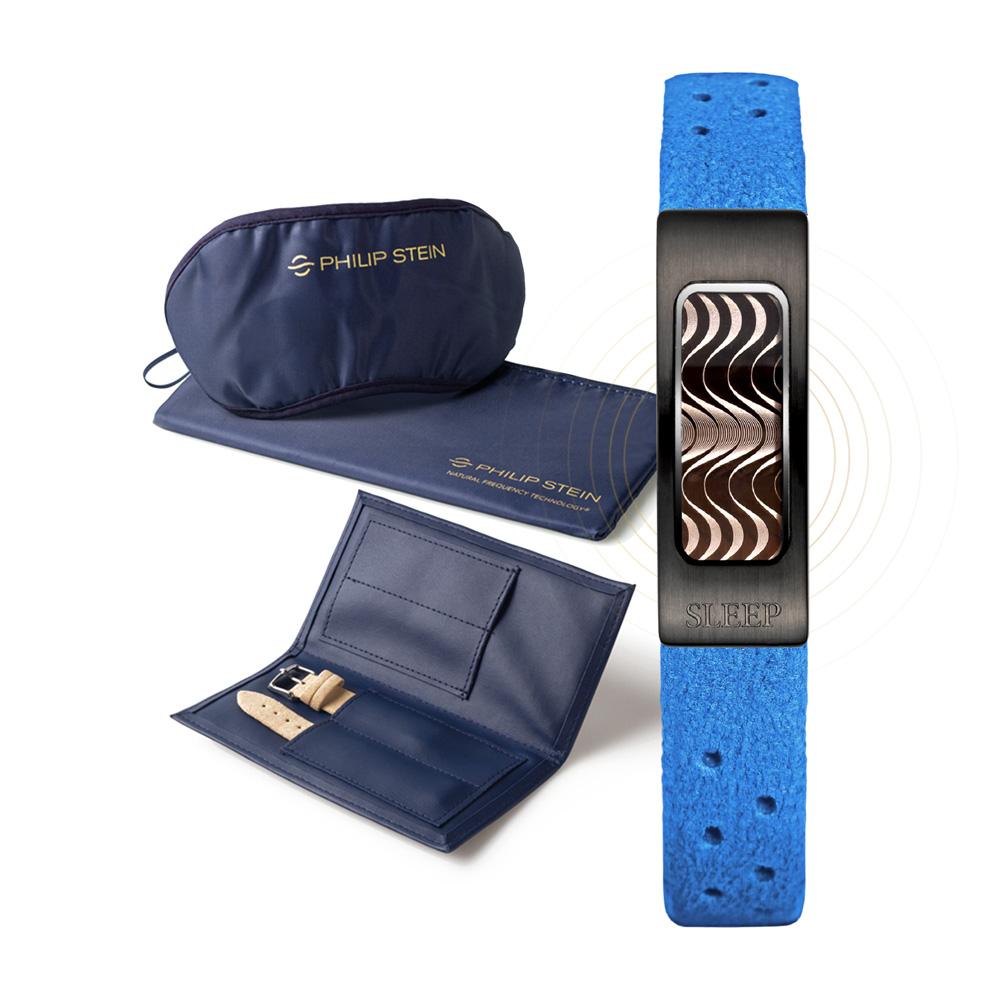 Slim Sleep Bracelet Kit Black-Plated Case Model - SLPWB-BR - Philip Stein Sleep Bracelet