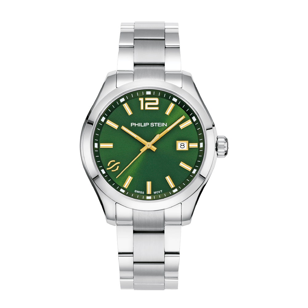 Philip Stein Traveler Men s Collection Swiss Ronda 515 42mm Green