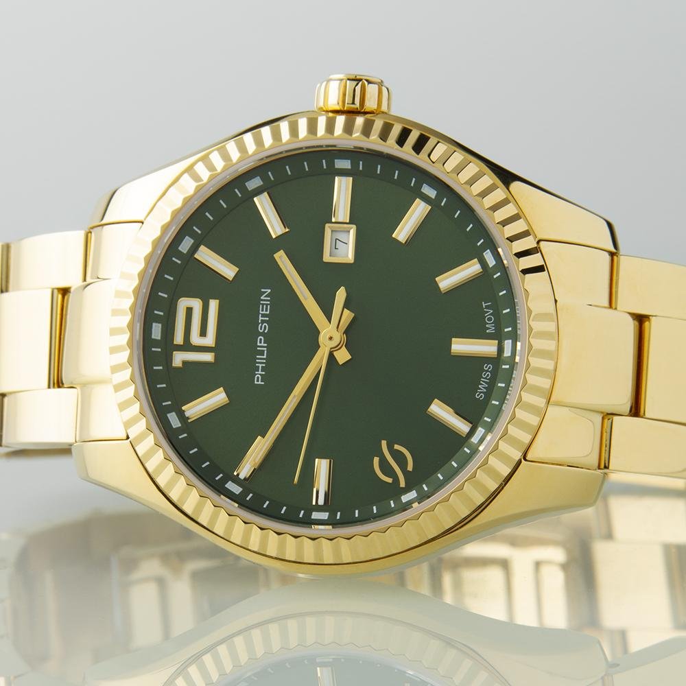 Traveler Men's - Model 92FGP-CGRNG-SSGP - Philip Stein Watch