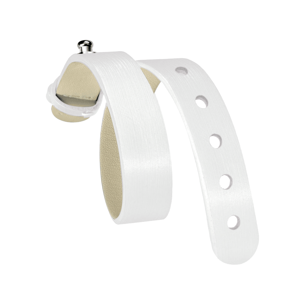 White Silk Calf Strap - For Steel Icon - Model 10S-IW - Philip Stein Strap