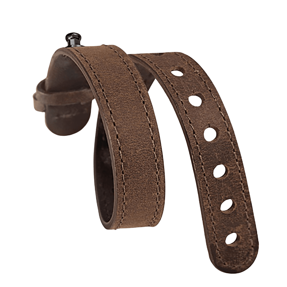 XL Brown Calf Assolutamente Strap - For Black Plated Icon - Model 10-CABRSTXLBP - Philip Stein Strap