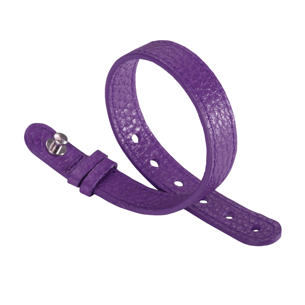 Purple Leather Strap - For Steel Icon - Model 10-CPUST