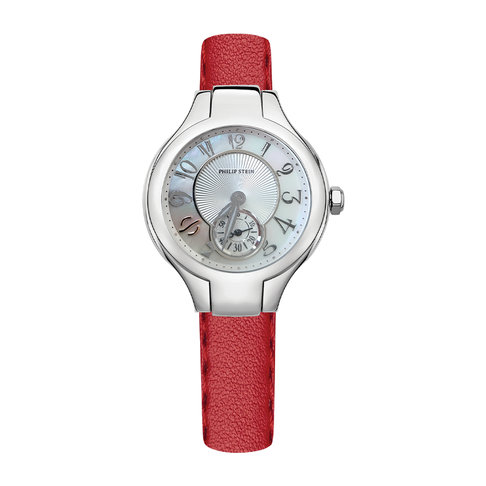 Philips Stein Classic Round Mini Snake Skin Strap Watch - Model 44 - TF0… Philip Stein Classic Round Mini 28mm Steel MOP Dial Quartz  main image 4