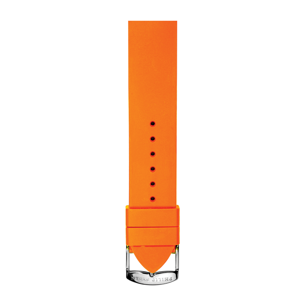 Orange Rubber Strap - Model 1-NRO
