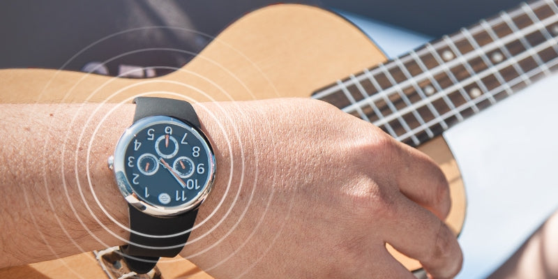 Man playing a guitar