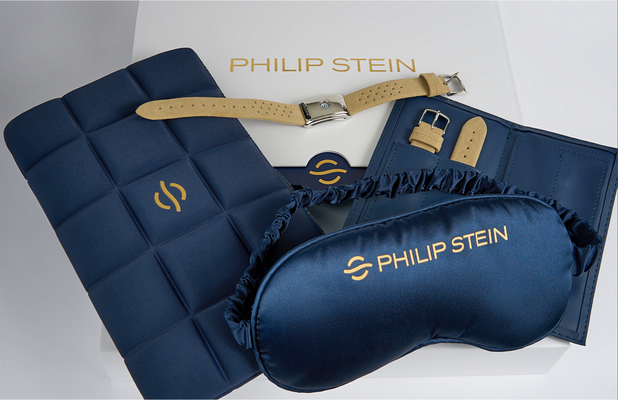 Sleep Bracelet Philip Stein Slim Microfiber Band With Natural