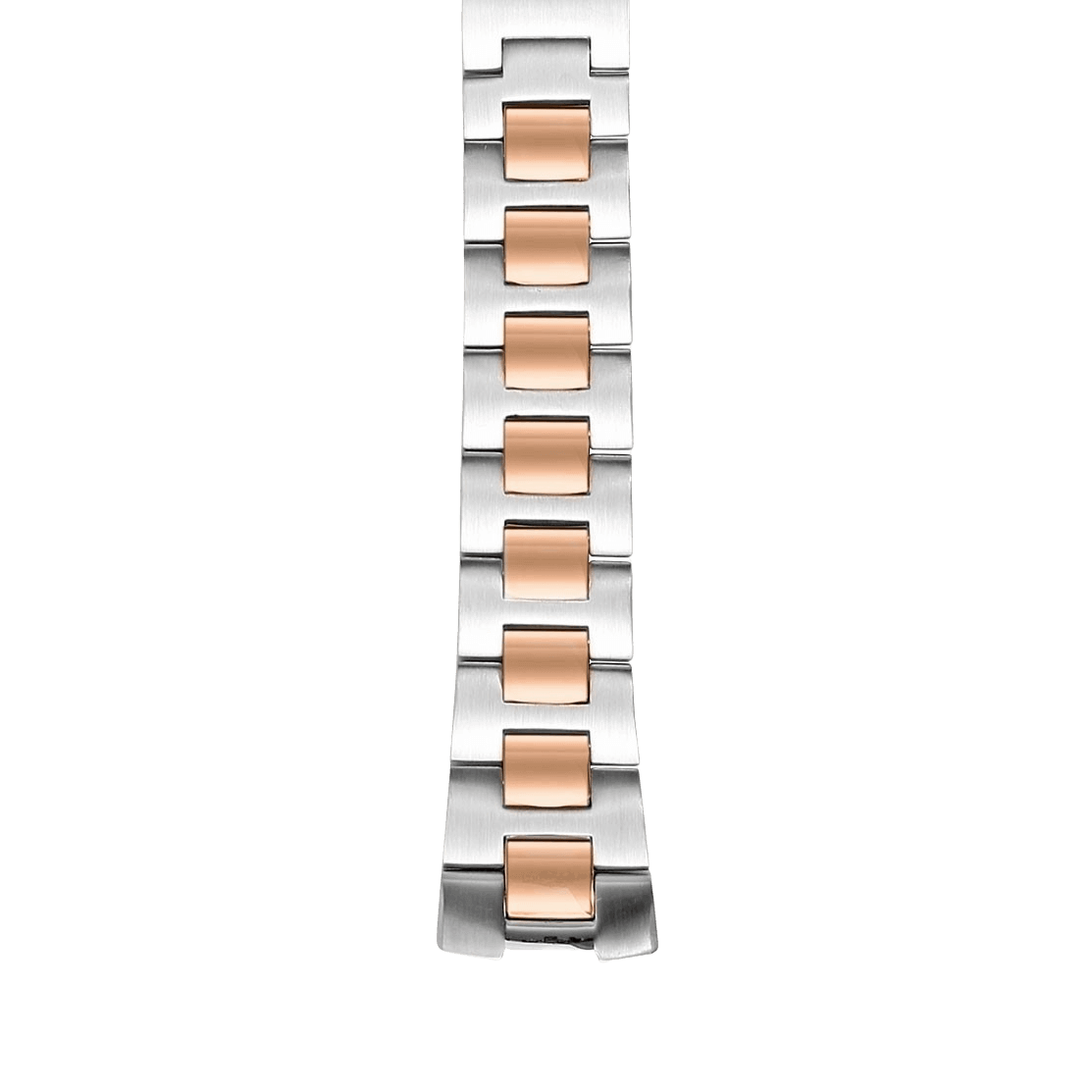 3 Link Two Tone Rose Gold & Steel Bracelet - Model 1-SS3TRG - Philip Stein Strap