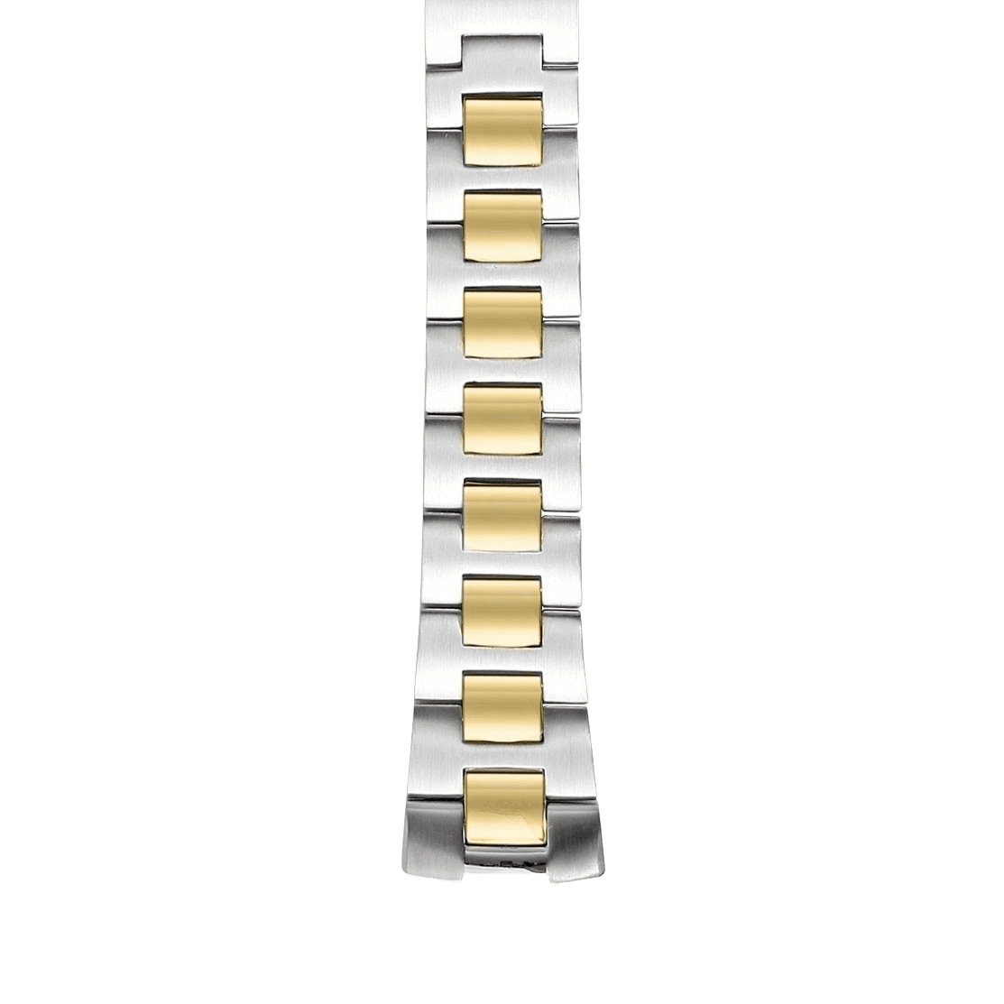 3 Link Two Tone Yellow Gold & Steel Bracelet - Model 1-SS3TG - Philip Stein Strap