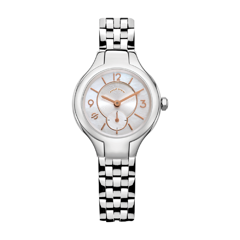 Classic Round Mini  32mm Mother of Pearl Watch - Model 44-RGMOP-IBG