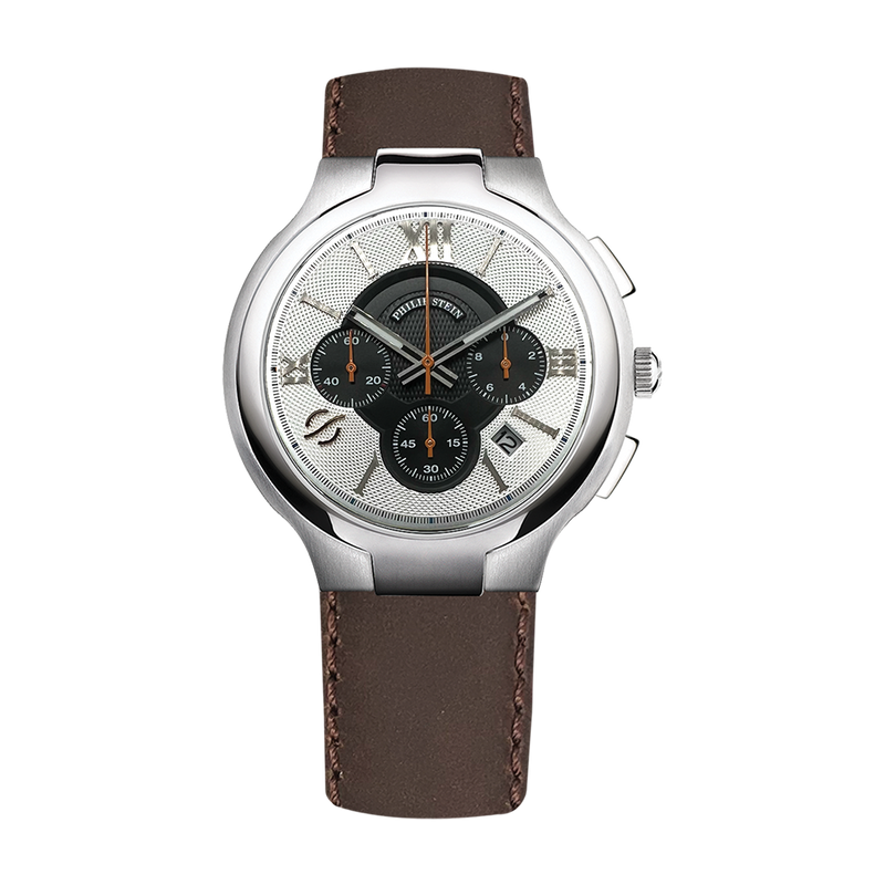 Classic Round Chronograph - Model 45-CRBKSILO-CSCH