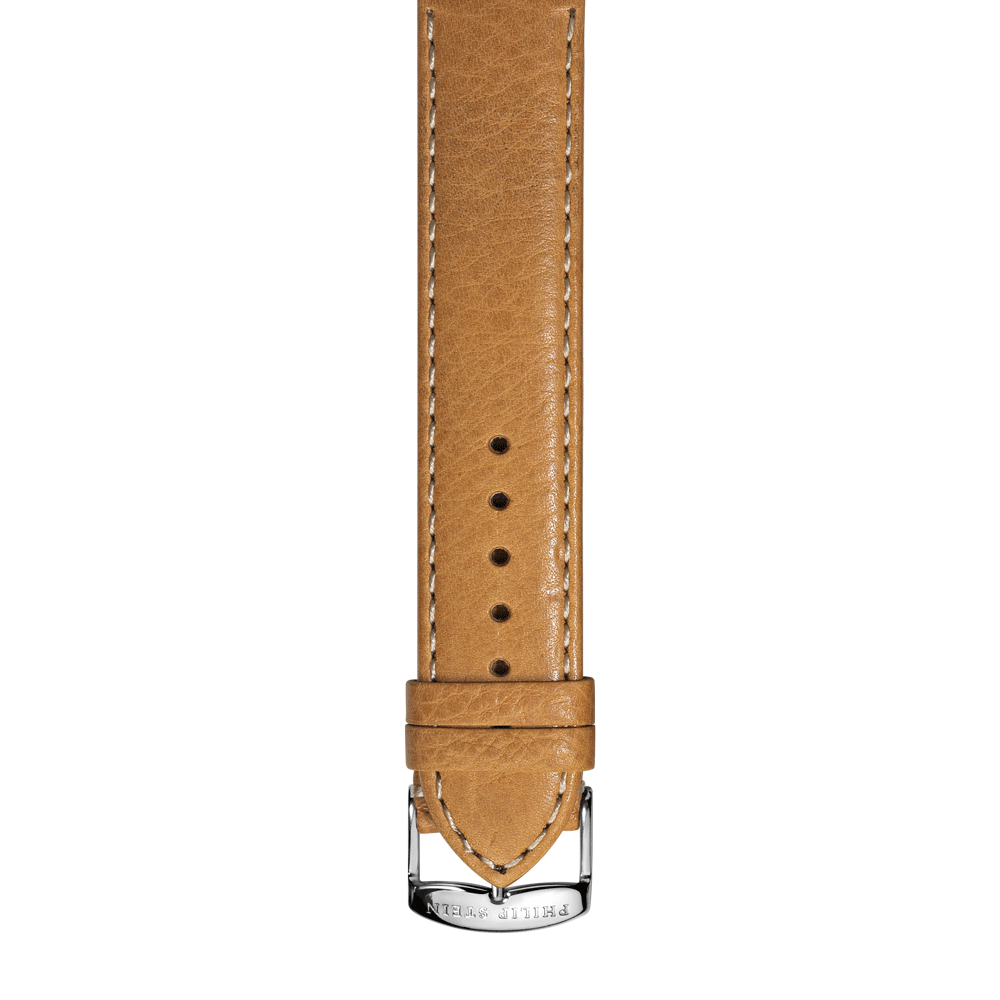 Camel Calf Stitch Leather Strap - Model 3-CSTC