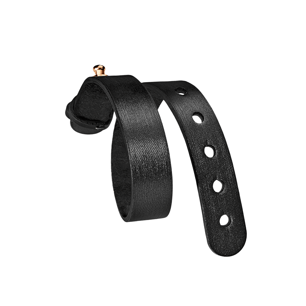 Black Silk Calf Strap - For Rose Gold Icon - Model 10S-IBRG - Philip Stein Strap