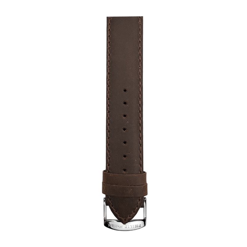 Chocolate Calf Stich Strap - Model 2-CSCH - Philip Stein Strap