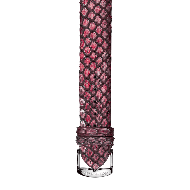 Dark Pink Snake Strap - Model 2-SDP - Philip Stein Weekly Deals