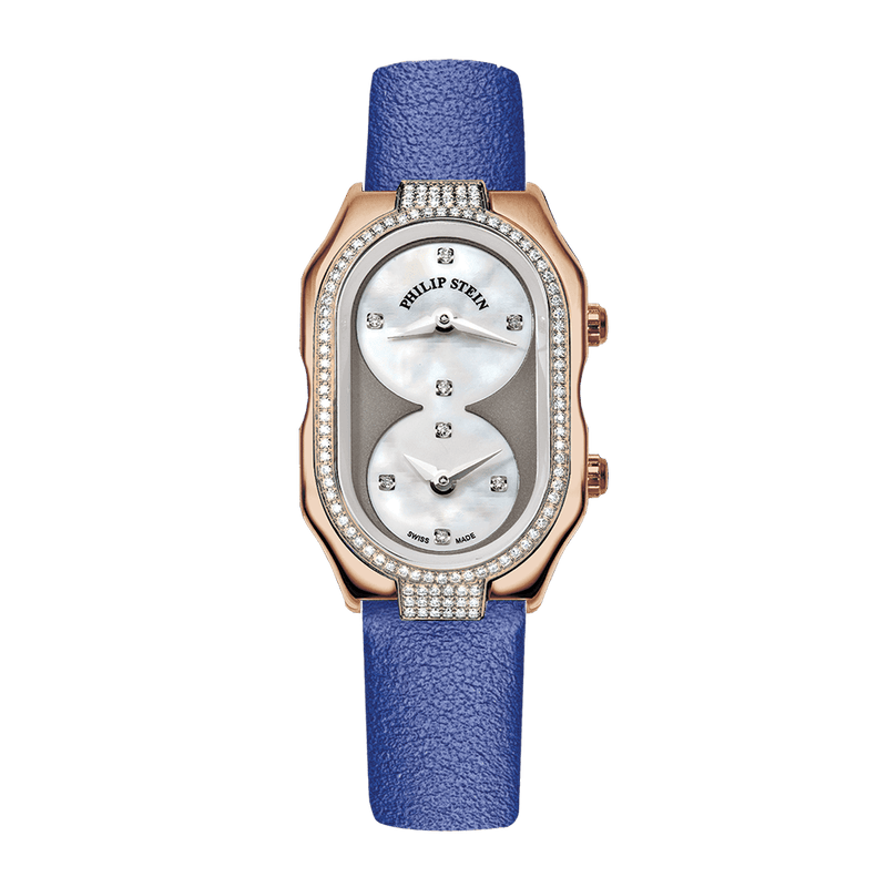 Prestige 18k Rose Gold Diamond Pave Cocktail - Model 14DPRG-DW-APBL - Philip Stein Watch