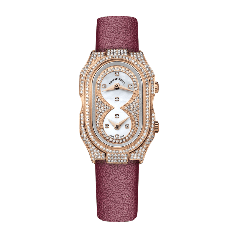Prestige 18k Rose Gold Diamond Pave Cocktail - Model 14PDRG-PDWB-APBG - Philip Stein Watch