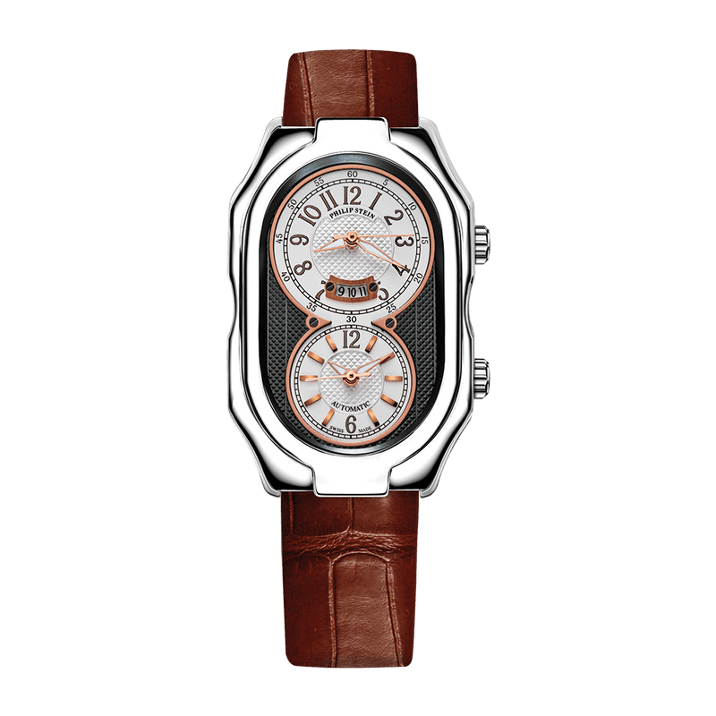 Prestige Automatic Large - Model 12A-BRGW-ALBR - Philip Stein Watch